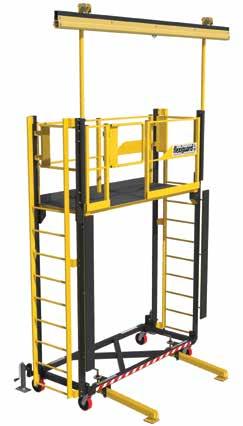 Fixed Height Systems Provide effective/economical means of anchoring overhead.