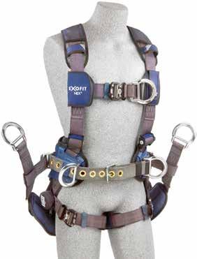 quick-connect buckles and sewn-in hip pad with belt
