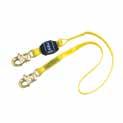 8 m) 1246060C EZ Stop Modular Shock Pack 1246085C EZ Stop Tie-Back Lanyard Single-leg with floating D-ring for tie-back, snap hooks at ends x 6 ft. (1.