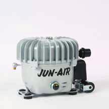 supply of quiet compressed air is required, JUN-AIR s oil-lubricated range of compressors is the perfect choice.