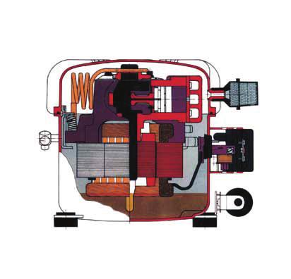 motor features Oil-lubricated range JUN-AIR oil-lubricated piston compressors are contrary to traditional compressors not supplied with piston rings.