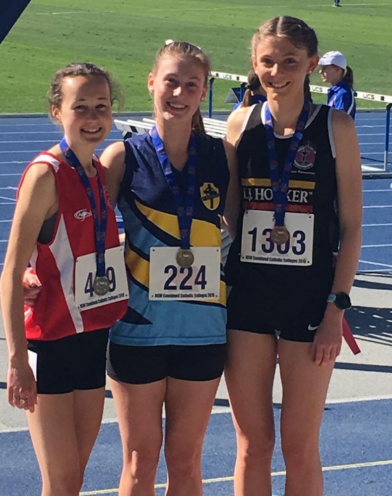 Imogen Kenny placed 4 th in the 16yrs long jump with her jump of 4.32m and 4 th in the triple jump with 8.93m.