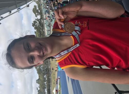 In the 200m Ruby was again the fastest in her heat in a time of 28.80s and ran a faster 28.71s time to collect her second silver medal of the day.