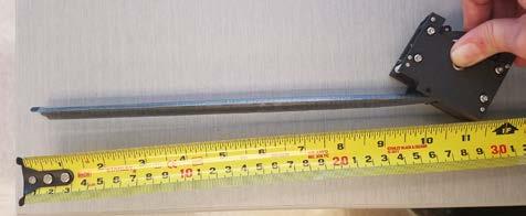 This extra length is about 20 mm, therefore the designed length of the boom was shortened from 1 m to 0.8 m to ensure it will deploy.