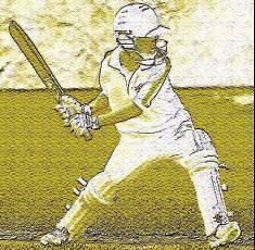 The key element is for the batsman to keep his head as still as possible, bend his knees and watch the ball from the bowler s hand right onto the bat and follow it until it s decelerated or passed
