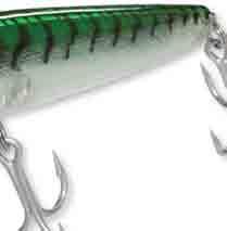 Saltwater Grade hangers, split rings and hooks honed razor-sharp stick em deep and won t let go. body size: 4 1 /2 in. / 6 in. body Weight: 3 /4 oz. / 1 7 /8 oz. Crank depth: 0-6 ft. / 0-8 ft.