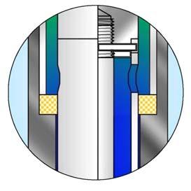SEALING SYSTEM Dual Seal The Dual Seal is the standard sealing system for Spray & Rinse valves. The piston head operates within a cylindrical seal.