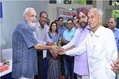 Tata Power DDL's green Samman! Tata Power-DDL organized SAMMAN Program- An initiative for Senior Citizen on 26th July 2018, under which 60 saplings of TULSI (Holy Basil) were distributed. 1.