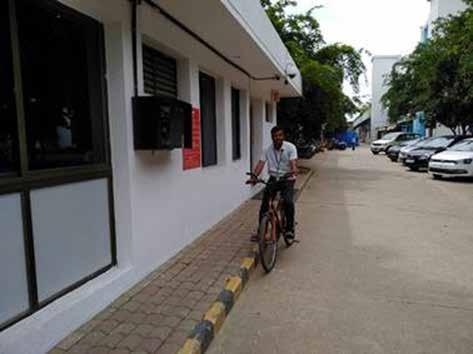 Cycling to reduce carbon footprints! TPSSL employee Mr. Nagappa R use bicycle to commute from home to a place of work. He travels approx.