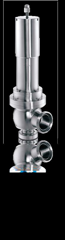 This is also valid for the newly developed sall valves DN 15, 25, and 40. Copared to the old type 325/326 the blow-off capacity has alost doubled.