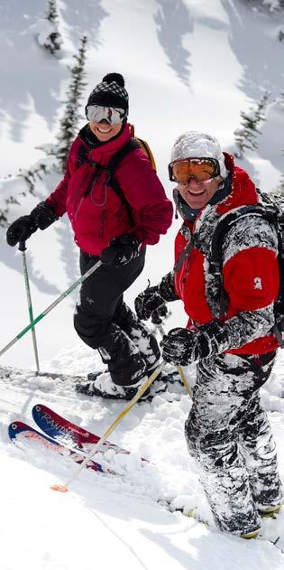 2015 PROGRAM INFORMATION Small Group Program Small groups mean quick lifts and opportunities to ski challenging lines. Group capacity: Adamants: 6 groups of 5 skiers in 2 helicopters.