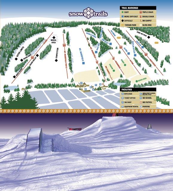 AMENITIES ATM located across from the information desk in the daylodge Two restaurants: Joe s Place and Last Run Deli Two Bars: Snowflake Loft and Last Run Full Service Ski Shop with equipment,
