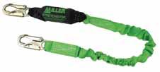 Miller Lanyards with SofStop StretchStop Lanyards w/sofstop Shock Absorber Shock Absorber The integral SofStop Shock Absorber is a specially designed shock-absorbing pack with a woven inner core that