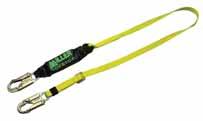com PH: 314-492-4422 FAX: 800-570-5584 BODY WEAR Miller Rope, Wire Rope and Web Lanyards with SofStop Shock Absorber SofStop Shock Absorber pack is designed with a specially-woven inner core that