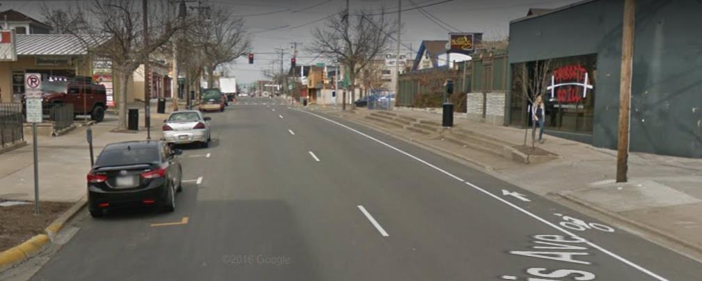 US51, Carbondale retrofit bike lanes