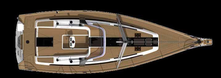 litres (165 litres) Holding tank 75 litres HULL, DECK AND KEEL MATERIALS INTERIOR LAYOUT Vacuum infused sandwich construction 18 Hull & deck material Core material E-Glass
