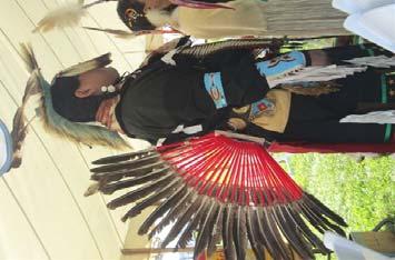and Native American crafts. Friday was a day for school field trips to learn about the Native American culture.