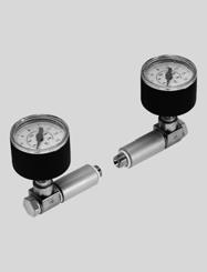 27 40 40 Design Bourdon-tube pressure gauge Based on standard EN 87-1 Type of mounting With external thread Mounting position Any Ambient temperature [ C] +5 +60 Measurement accuracy class 4 2.5 2.
