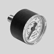 Accessories Pressure gauge MA, to EN 87-1 for DPA-6/100-D Material: Housing: acrylic butadiene styrene (colour: black) Inspection window: polystyrene Threaded plug/materials in contact with the