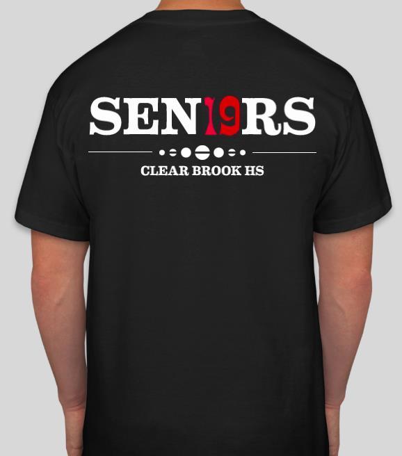 Senior Class T-Shirt Order Form $15 short sleeve $20 long sleeve Front Back Circle One: