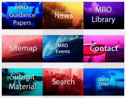 The IMRF s MRO library Five main subject areas: philosophy & focus planning resources