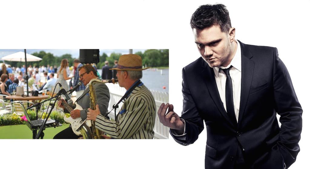 RIVERSIDE RESTAURANT LIVE JAZZ MUSIC & WORLD CLASS MICHAEL BUBLÉ TRIBUTE ACT KAI MCKENZIE We are one of the very few hospitality areas at Henley to have its own jazz band which plays relaxing