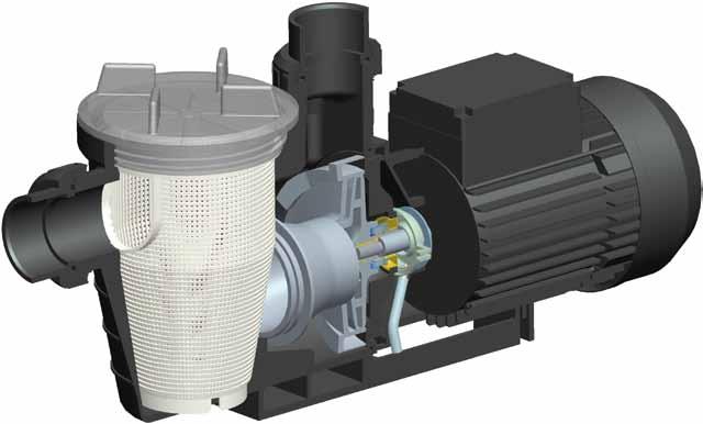 Engineered Durability The pump body is manufactured utilising state of the art engineering plastic moulding with a single piece strainer pot and volute for extra strength.