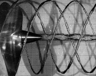 Modeling of vortex wake behind rotors Far wake model of Joukowski (1912) Observations Felli et al.