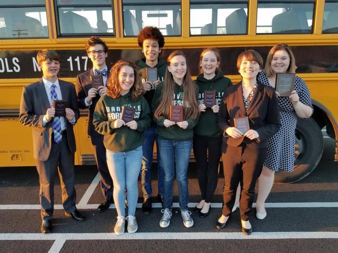 Danville sends 8 to Washington for CFL National Speech Tournament Danville High School qualified six entries and eight students to the Catholic Forensic League Grand National Speech Tournament to be