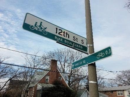 These routes are signed in many places and are identified on Arlington County s bicycle maps.
