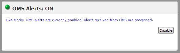 OMS Auto Alerts: How-To Because it is auto, the only special tool that users need to learn to use is an ON/ OFF switch on the BLS Dashboard.