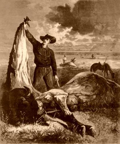 Battle of Adobe Walls Buffalo were being slaughtered by buffalo hunters Plains Indians were starving on reservations A vision from a Comanche shaman promised victory against
