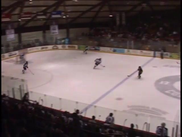 Figure 8: A breakout is the sequence of play during which a team possesses the puck in its defensive zone and attempts to carry the puck into the neutral zone to begin an offensive push.