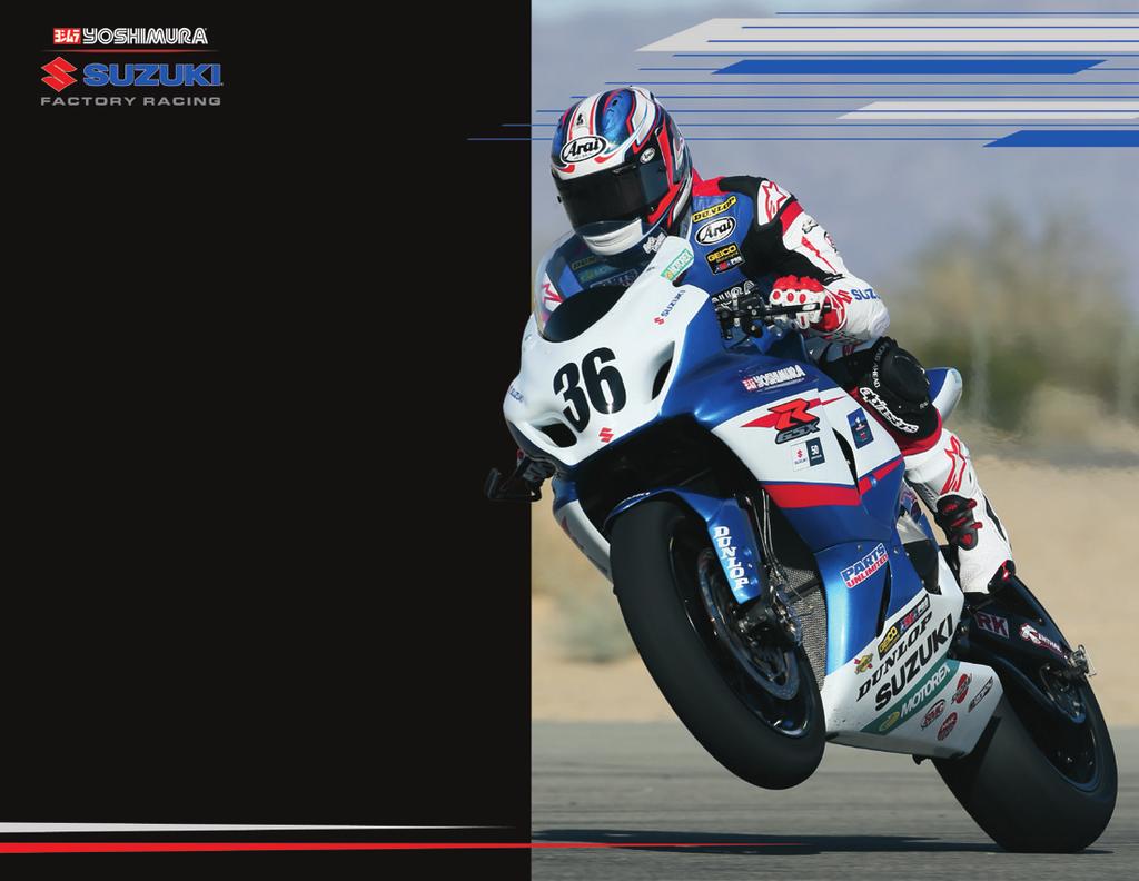 New team member Martin Cardenas comes to Yoshimura Suzuki having secured the AMA Pro Daytona SportBike titles in 2012 and 2010 while riding for a Suzuki support team.