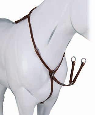 Full permitting a maximum freedom of Removable martingale attachment movement to the horse s shoulder during all phases of riding