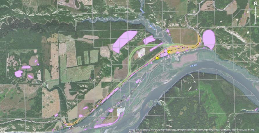 Highway 29 realignment options at