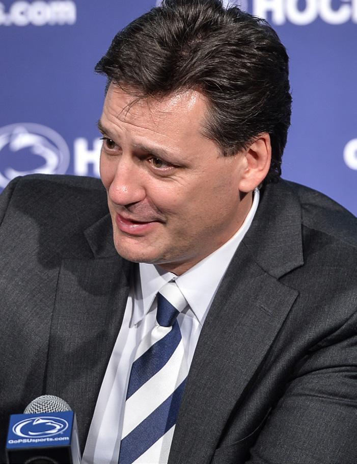 GOPSUSPORTS.COM HEAD COACH GUY GADOWSKY where he inherited a team that had not won more than 4 games in the previous five seasons since joining the then-central Collegiate Hockey Association.