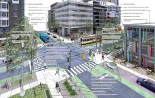 Reducing speeds and traffic danger Widening footpaths, adding cycle lanes Improving public