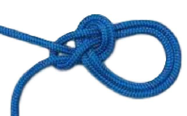 Running Bowline This is just a Bowline tied back upon the standing part of line to create a cinching