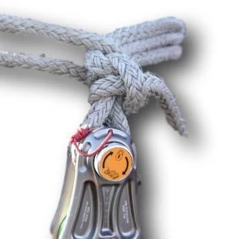 to the clove hitch in which the half-hitches are tied in the same direction.