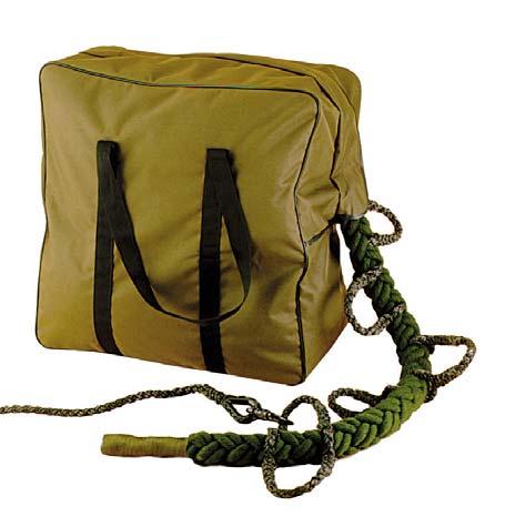 defence range Accessories Fast Rope and F.R.I.E.S Bag Made from PVC / Nylon canvas with webbing carry handles and a heavy duty covered zip.