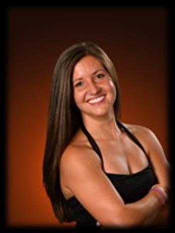 She was a member of the OSU cheer program from 2006 to 2011. She won an NCA National Championship in 2007 with the small co-ed team and again in 2010 with the large co-ed team.
