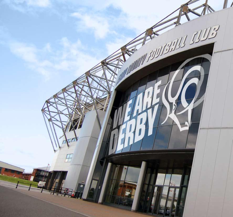 As a seasonal corporate client of Derby County, you will receive