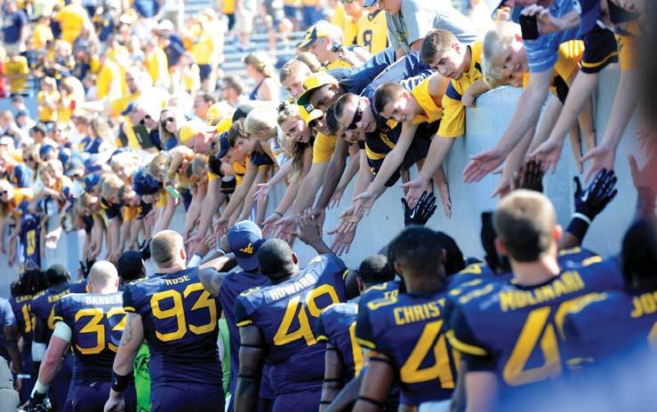 On Network Television The FOX telecast of the WVU-Oklahoma game on Sept. 7 marks the 190th network television game for West Virginia. All-time, WVU is 97-91-1 in nationally televised games.