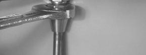 Once snug, use the ½ inch backup wrench on the brass fitting (to prevent it from moving) while turning the flare nut an additional ¼ turn.