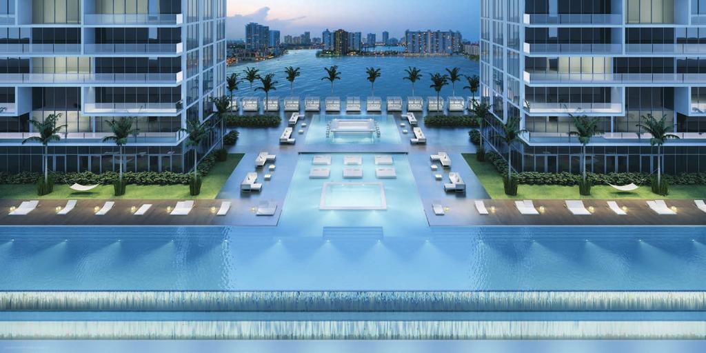 THE POOL Residents will find a multitude of 5-star amenities including a tennis facility and a pool deck with an