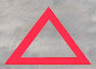 LG048 - General Knowledge The diagram shows a portable warning triangle.