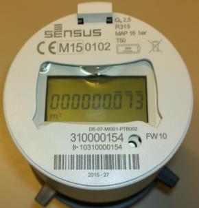 TYPE 2b (cable connected) X2 Sensus WPVD Combination Meter Normally fitted with 2 x Homerider AMR units.