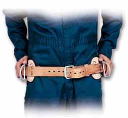 All linemen s tool belts must be ordered according to the D size. To Find Your D Size 1. Locate the point where the heel of the D ring should rest.