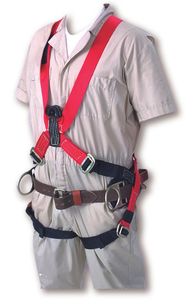 Lineman's Accessories 2550 Full Body Harnesses 1. The user must be properly trained prior to using Bashlin products. 2. Use the proper product for the job. 3. Inspect the harness before each use. 4.